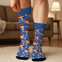 6221JFR2 chaussettes personnalisees avec photo pour femmehomme toi et moi a noel 6221j6xta