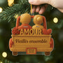 6237OFR2 ornement acrylique personnalise couple le chemin brise qui ma conduit directement a toi 6237othng
