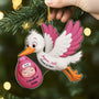 6244OFR2 effet dimpression 3d ornement acrylique personnalise joyeux noel futur papa future maman 6244o8hta