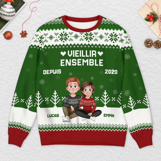6249WFR2 pull de noel moche_ personnalise pour couple vieillir ensemble 6249wklng_1