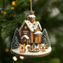 6257OFR1 effet dimpression 3d ornement acrylique personnalise joyeux noel avec des chiens 6257okq5c
