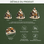 6257OFR3 effet dimpression 3d ornement acrylique personnalise joyeux noel avec des chats 6257okq5d