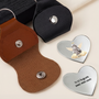 6260AFR2 tes ailes etaient pretes calin de poche personnalise forme de coeur photo commemorative chien et chat 6260ajsfzc