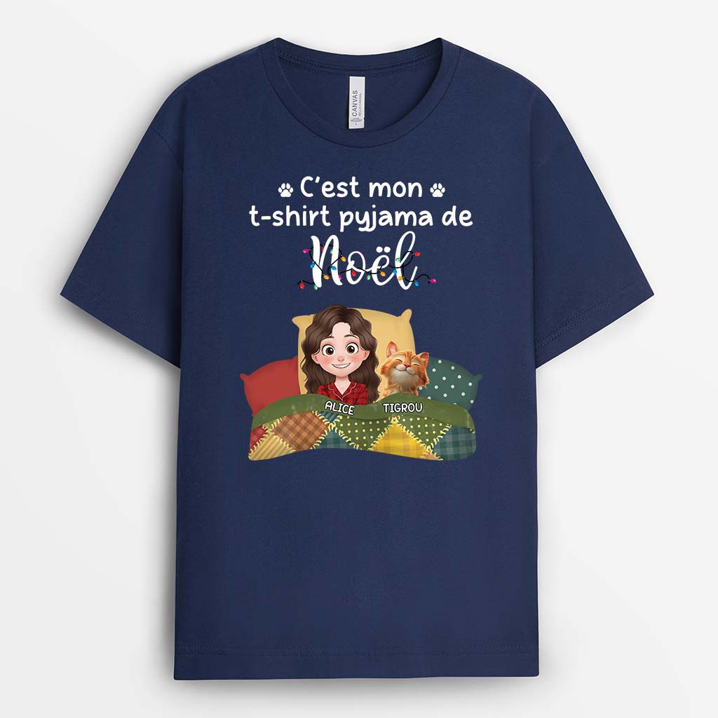 6264AFR2 t shirt personnalise pour dormir mon t shirt pyjama de noel avec chat 6264a3mmd_c2cd7087 c381 4c86 96c0 2bc9216c39bf