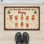 6268DFR2 paillasson personnalise de noel la fournee preferee de mamie papy 6268dktza