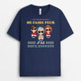6272AFR2 t shirt personnalise pour papa et maman j_ai deux filles 6272atqna