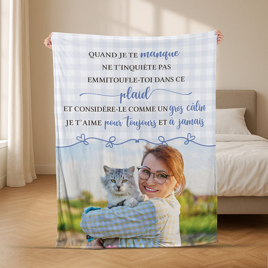 6285BFR2 plaid personnalise commemoratif avec chien et chat photo quand je te manque 6285b3qzc_b013beaa 9857 41f0 bf5f 42aef1bb470c