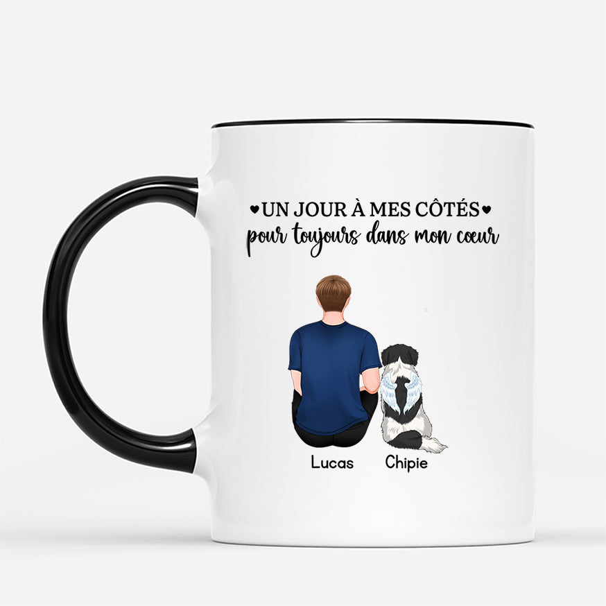 6290MFR1 mug personnalise commemoratif avec chien je suis toujours avec toi 6290m36mc2