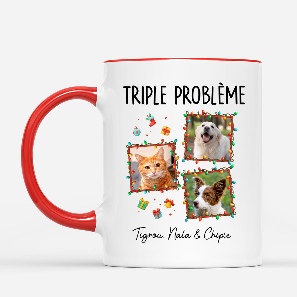 6296MFR2 mug personnalise noel avec chien duo infernal 6296mtqzc