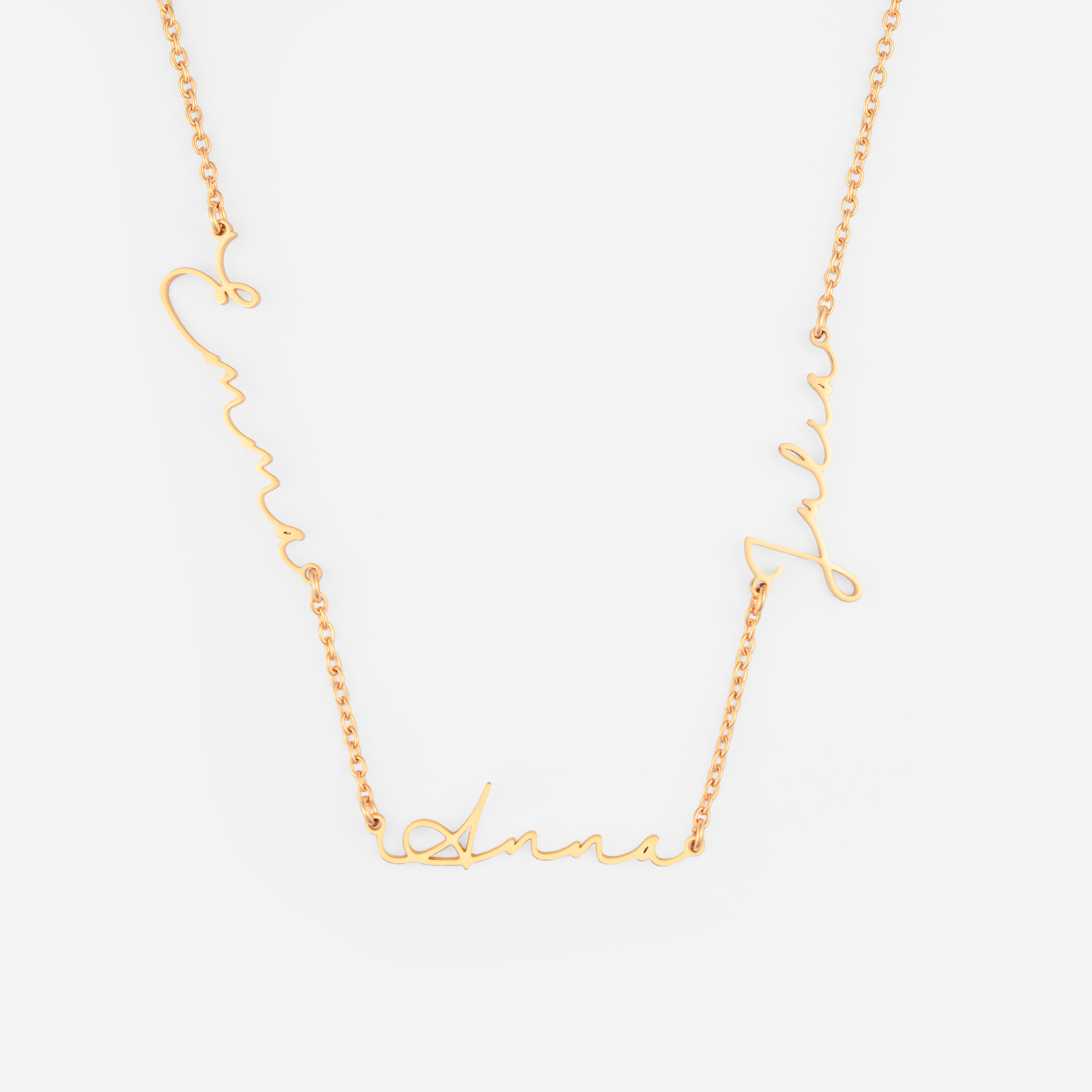 6358JFR1 collier avec prenom personnalise pour femmehomme lie pour toujours 6358j0b5a