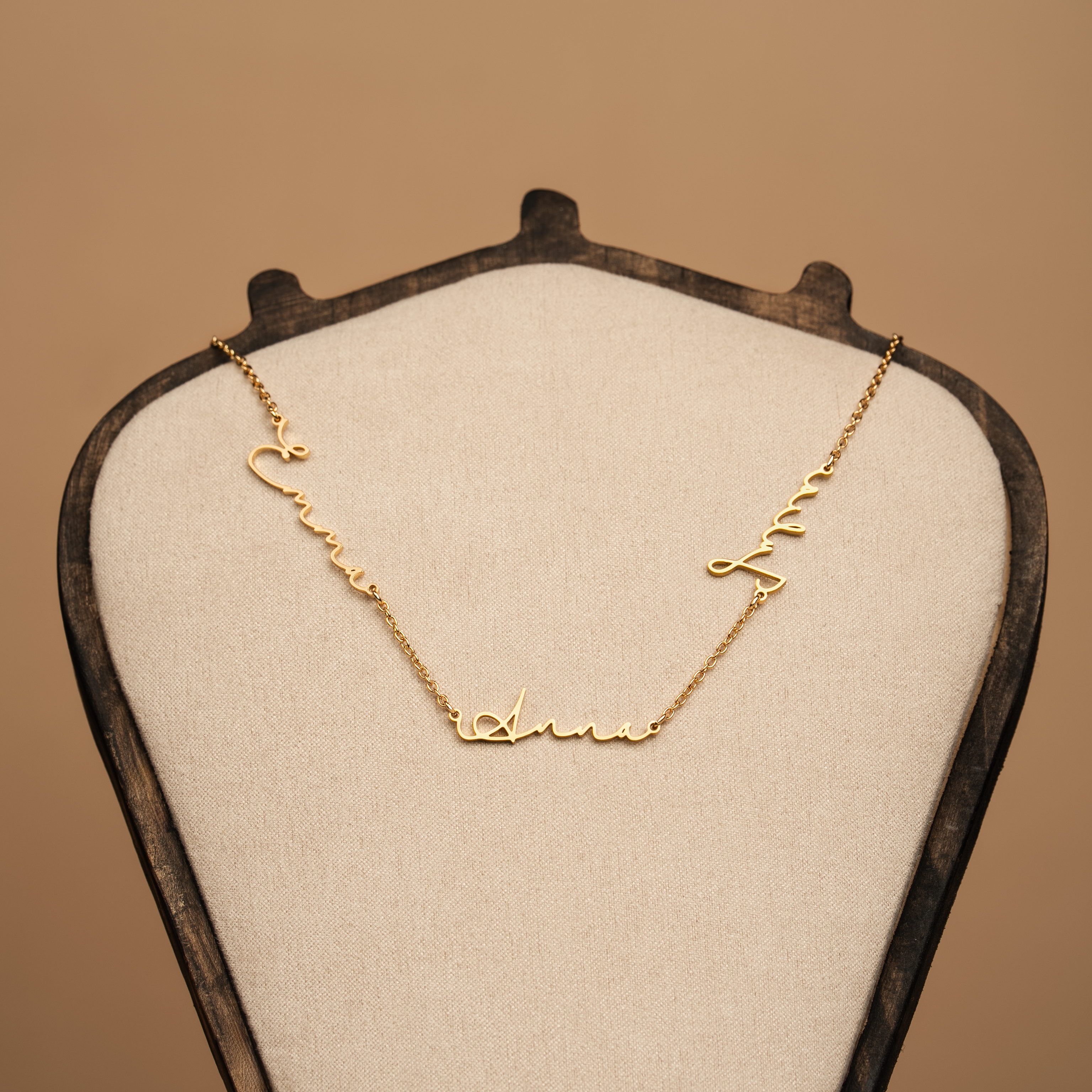 6358JFR2 collier avec prenom personnalise pour femmehomme lie pour toujours 6358j0b5a