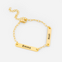 6361JFR1 bracelet personnalise femmehomme tous les personnes que jaime 6361j0q5a
