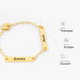 6361JFR4 bracelet personnalise femmehomme tous les personnes que jaime 6361j0q5a