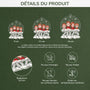 6385OFR3 effet dimpression 3d ornement acrylique personnalise notre famille a noel 6385o8kmi