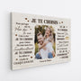 6386CFR2 toile personnalisee couple avec photo je te choisis 6386c8tag