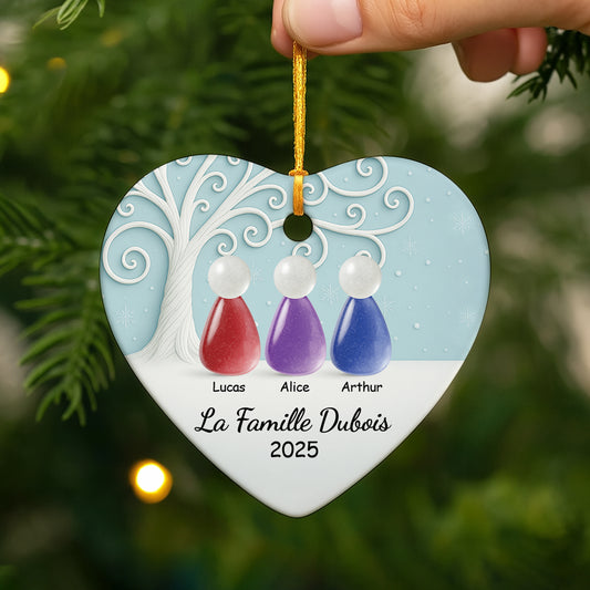 6397OFR1 effet dimpression 3d ornement noel ceramique personnalise notre famille verre de mer 6397o3lni_2
