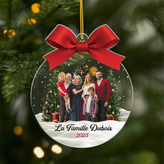 6400OFR1 effet dimpression 3d ornement noel acrylique personnalise avec photo famille est le plus beau cadeau 6400o3qqi_727c462c fc6b 4d1e bf11 b1154c993aa2