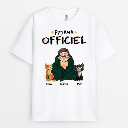 6408AFR1 t shirt personnalise avec chat pyjama officiel pour la lecture 6408akl5d_e8c84fcb a032 447a b734 4dab955a0628