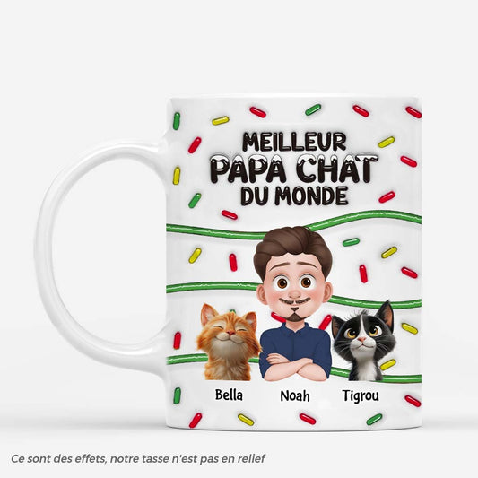 6411MFR1 effet dimpression 3d mug personnalise meilleure maman chat 6411m6mac