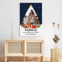 6419CFR3 toile photo famille personnalisee un peu de bruit beaucoup d_amour 6419c6hai