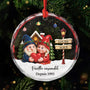 6427OFR1 effet dimpression 3d ornement noel en verre personnalise vieillir ensemble pour couple 6427o3q0g