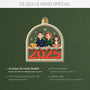 6429OFR4 ornement de noel acrylique personnalise famille avec chien ou chat 6429otqmi