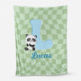 6435BFR1 plaid enfant personnalise avec prenom_ joli animal 6435bkhmk