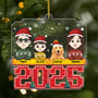 6438OFR1 ornement noel acrylique personnalise famille avec chien et chat tu es ma maison 6438otyzi