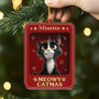 6442OFR2 effet dimpression 3d ornement acrylique personnalise joyeux noel avec chat 6442o8mzd