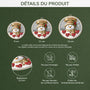6451OFR3 effet dimpression 3d ornement noel acrylique personnalise maman mamie bonhomme de neige avec coeur 6451o8qma