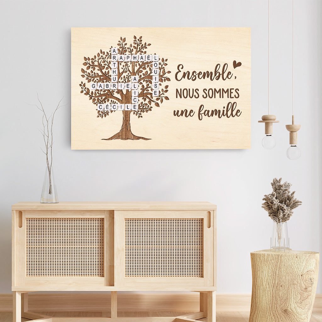 6467CFR3 toile personnalisee ensemble nous formons une famille avec mots croises 6467c6l5i_c2fbc98d b749 4dd9 9853 170e56b8fe13