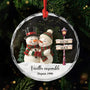 6477OFR1 ornement noel en verre personnalise vieillir ensemble couple bonhomme de neige 6477o3t0g