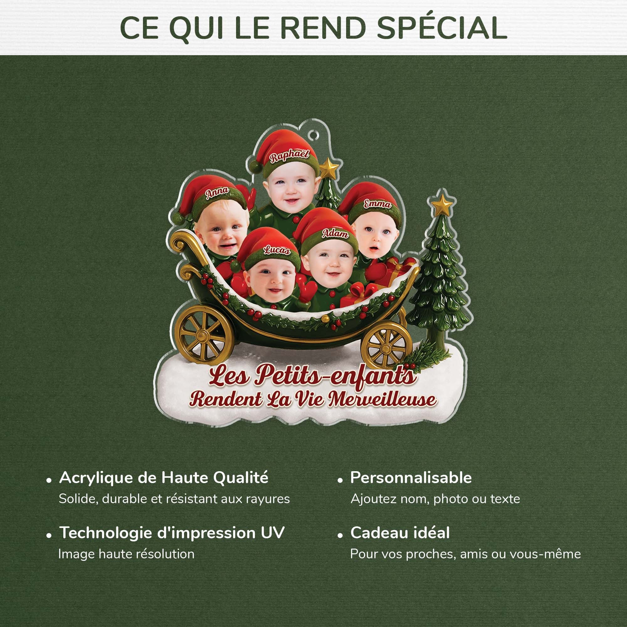 6486OFR1 effet dimpression 3d ornement noel acrylique personnalise photo pour mamie et papy petits enfants 6486otlqa_4