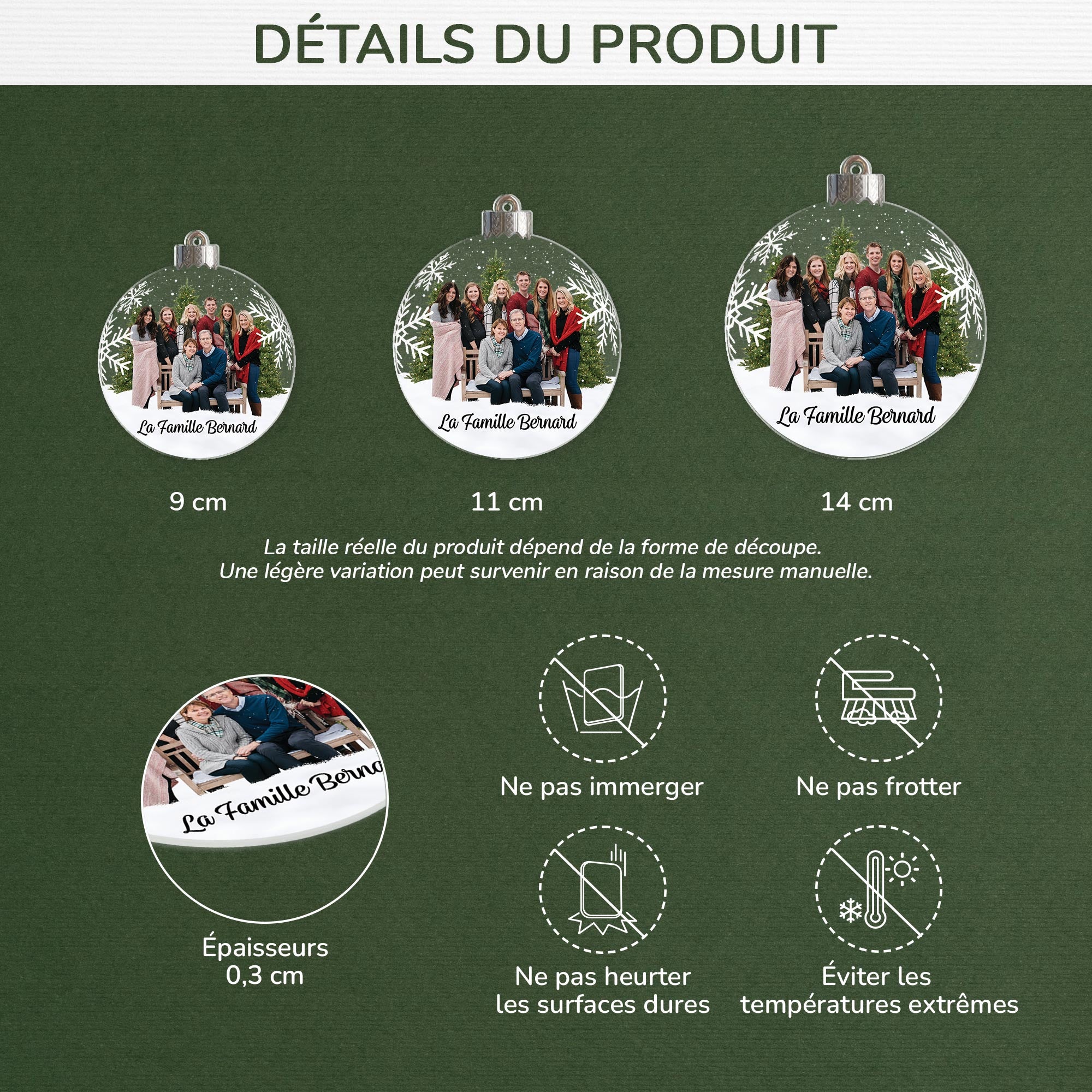 6489OFR1 effet dimpression 3d ornement acrylique personnalise boule de noel famille 6489o3lai_2