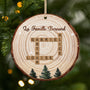 6502OFR1 ornement noel en bois a 1 couche personnalise famille tranche de bois avec mots croises 6502o3tti