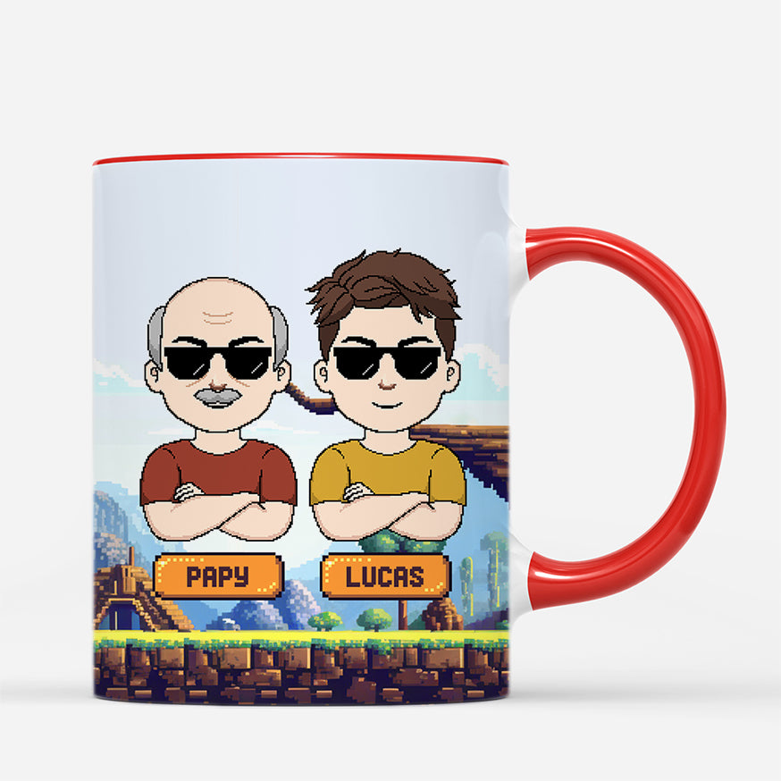6514MFR3 mug personnalise mamie papy tu es mon petit fille 6514mtpmb