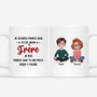 6532MFR1 mug personnalise pour frere et soeur tu es mon frere 6532m3tze