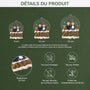 6539OFR3 effet dimpression 3d ornement acrylique personnalise famille noel en couple_ avec chat et chien 6539o8qtg