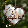 6546OFR1 ornement acrylique personnalise personne qui aime les chevaux 6546o6pau
