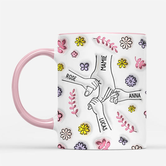 6554MFR2 effet dimpression 3d mug personnalise pour mamanmamie la meilleure maman du monde 6554m6zta