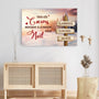 6561CFR3 toile personnalise famille avec prenom rentrer a la maison pour noel 6561c6tti
