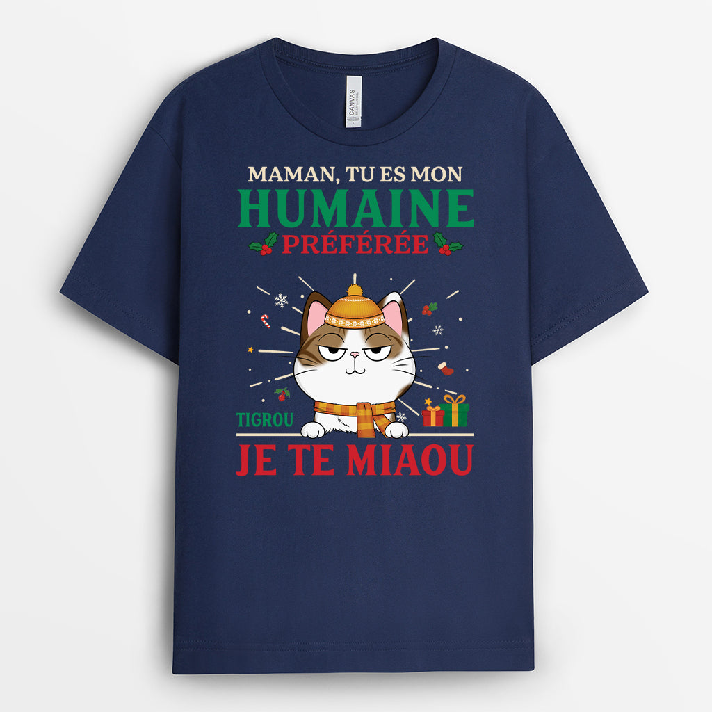 6588AFR1 t shirt personnalise de noel humain prefere de chat 6588aklmd_2_325ac632 46cc 4afc a0f0 9ab8a0a3b30f