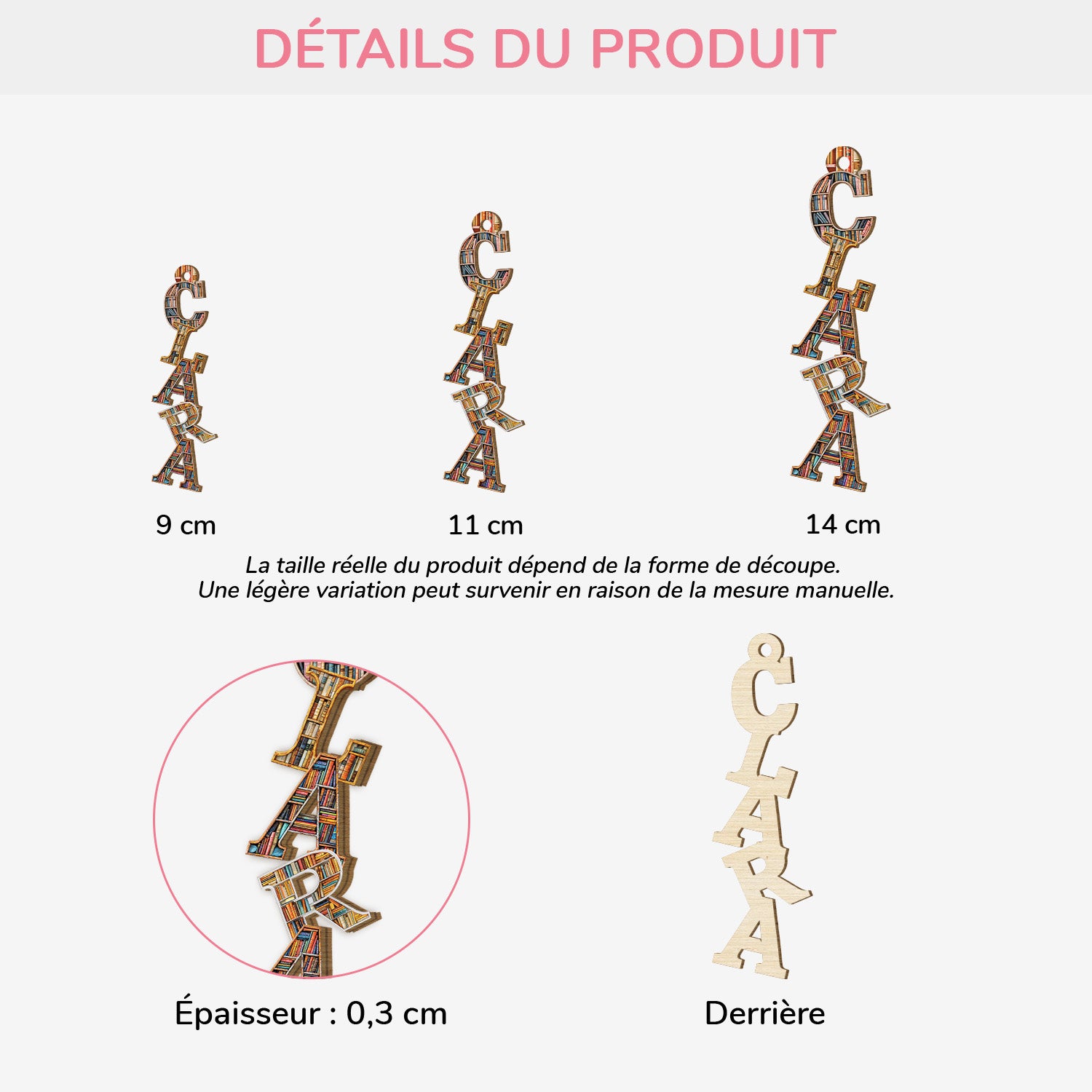 6600OFR3 effet dimpression 3d ornememt en bois a 1 couche personnalise lettre livres de noel 6600o6l5a_a01a0595 1f90 45dd a78c ef6b96e6b073