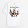 6602AFR1 t shirt personnalise famille de noel un doux foyer 6602a3yti