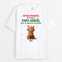 6614AFR1 t shirt personnalise chat de noel joyeux miaouel a mon papa genial 6614akq5d