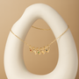 6617JFR2 collier personnalise pierre de naissance avec pendentif coeur pour femmehomme petits coeurs 6617j0t5a