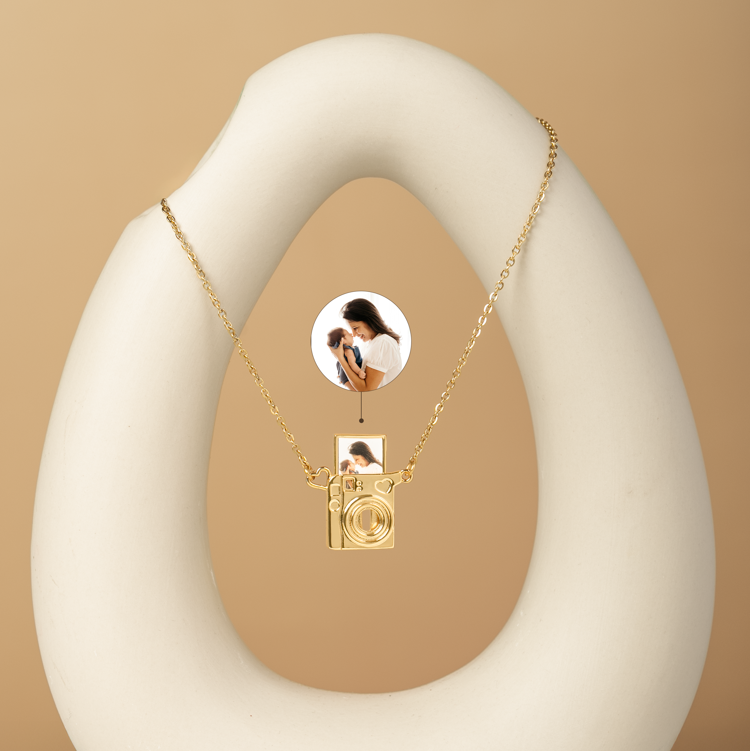 6620JFR2 collier personnalise avec photo et pendentif appareil photo pour femmehomme pour toujours 6620j0t5a