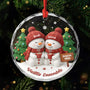 6623OFR1 ornement de noel en verre personnalise pour couple vieillir ensemble 6623okztg_d8c40503 a1d5 45dd b347 7fd9c2d94876