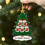 6632OFR2 ornement acrylique personnalise famille sapin de noel avec bonhomme de neige 6632o3twi