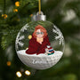 6635OFR1 ornement noel acrylique personnalise jaime les livres 6635o3q5a